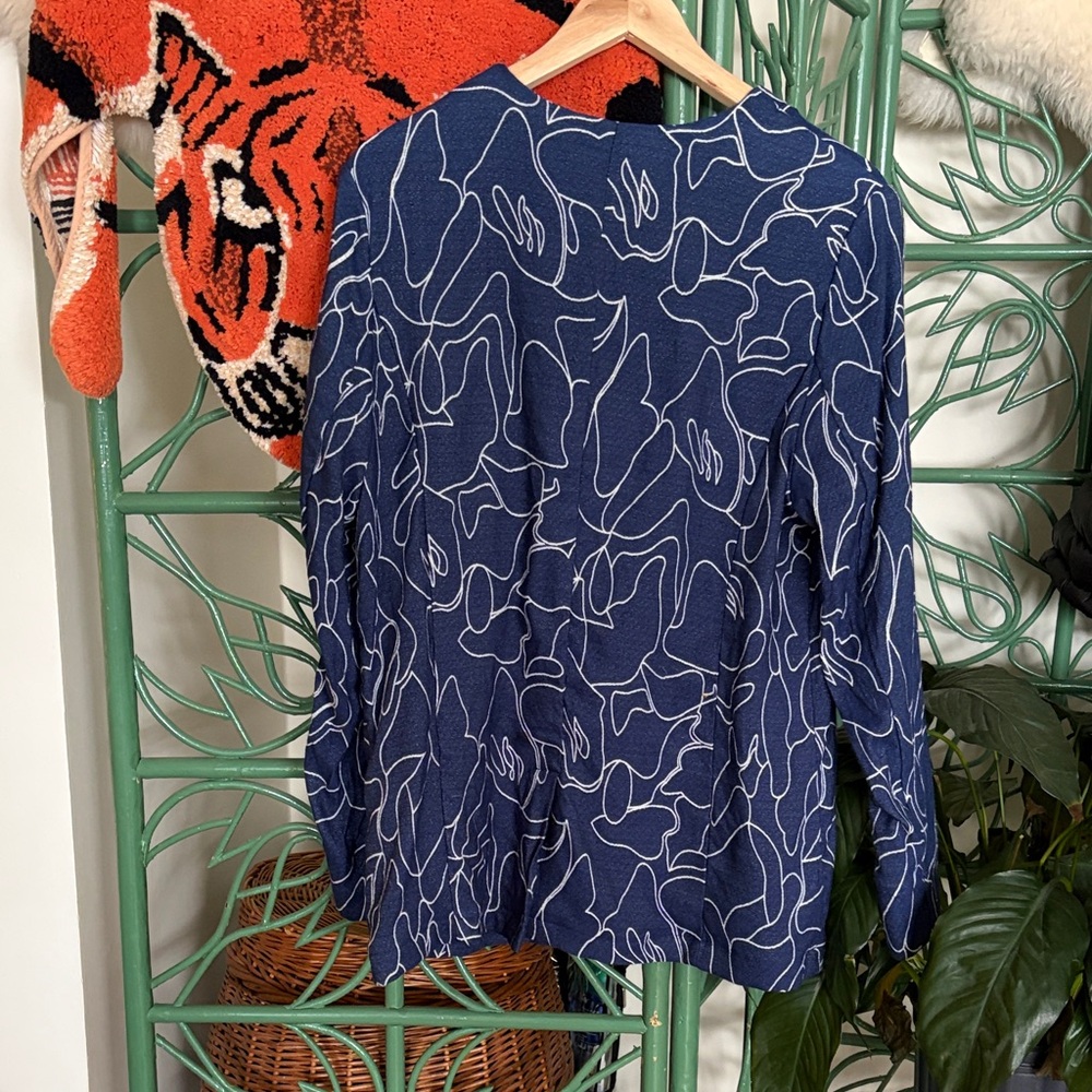 Vintage Patterned Women's Blazer
